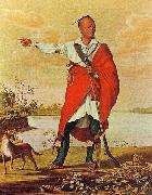 William Berczy Oil portrait of Joseph Brant oil painting artist